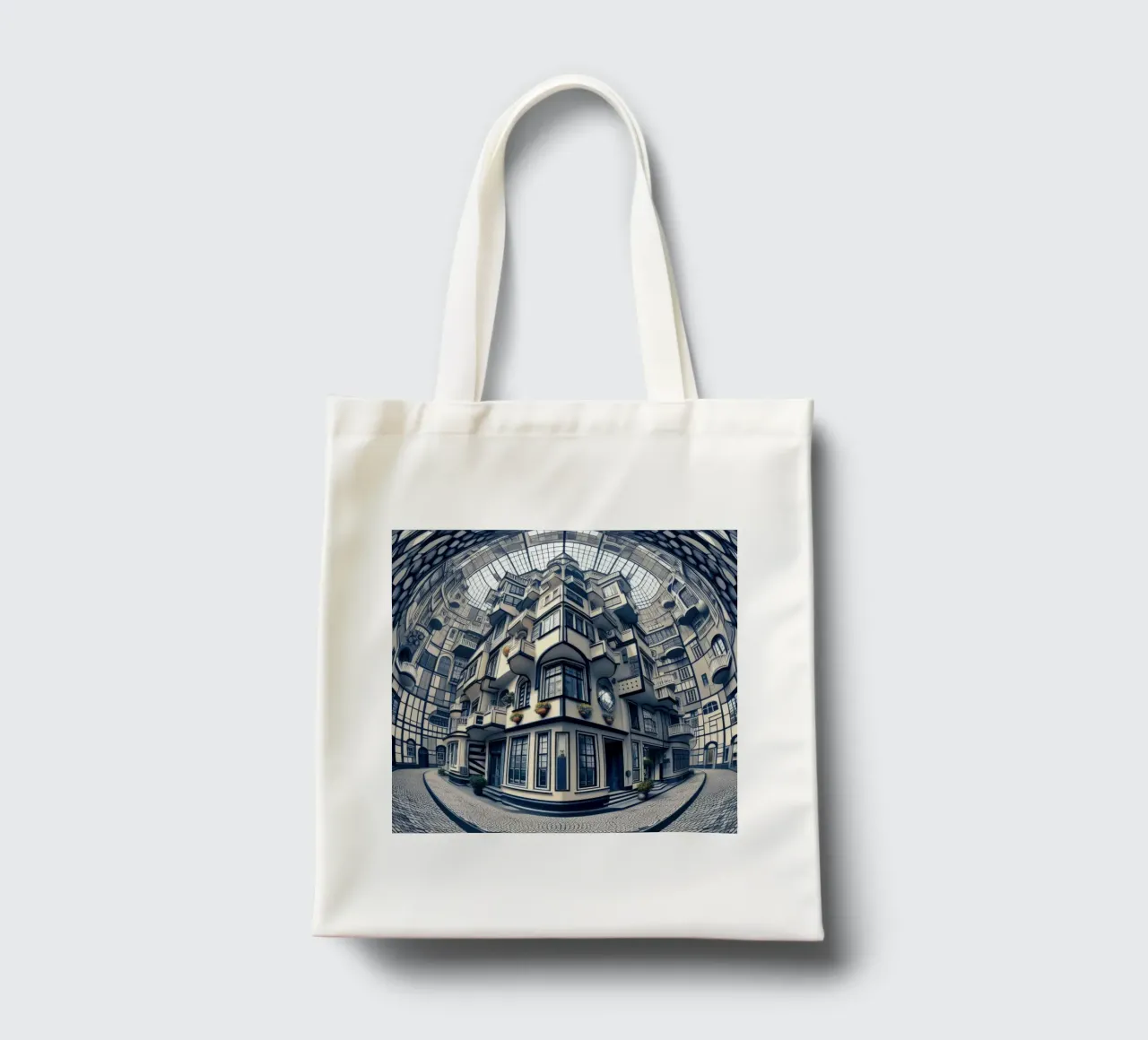 Sphere 006 - Futuristic Atrium With Geometric Architecture tote bag de Spheres