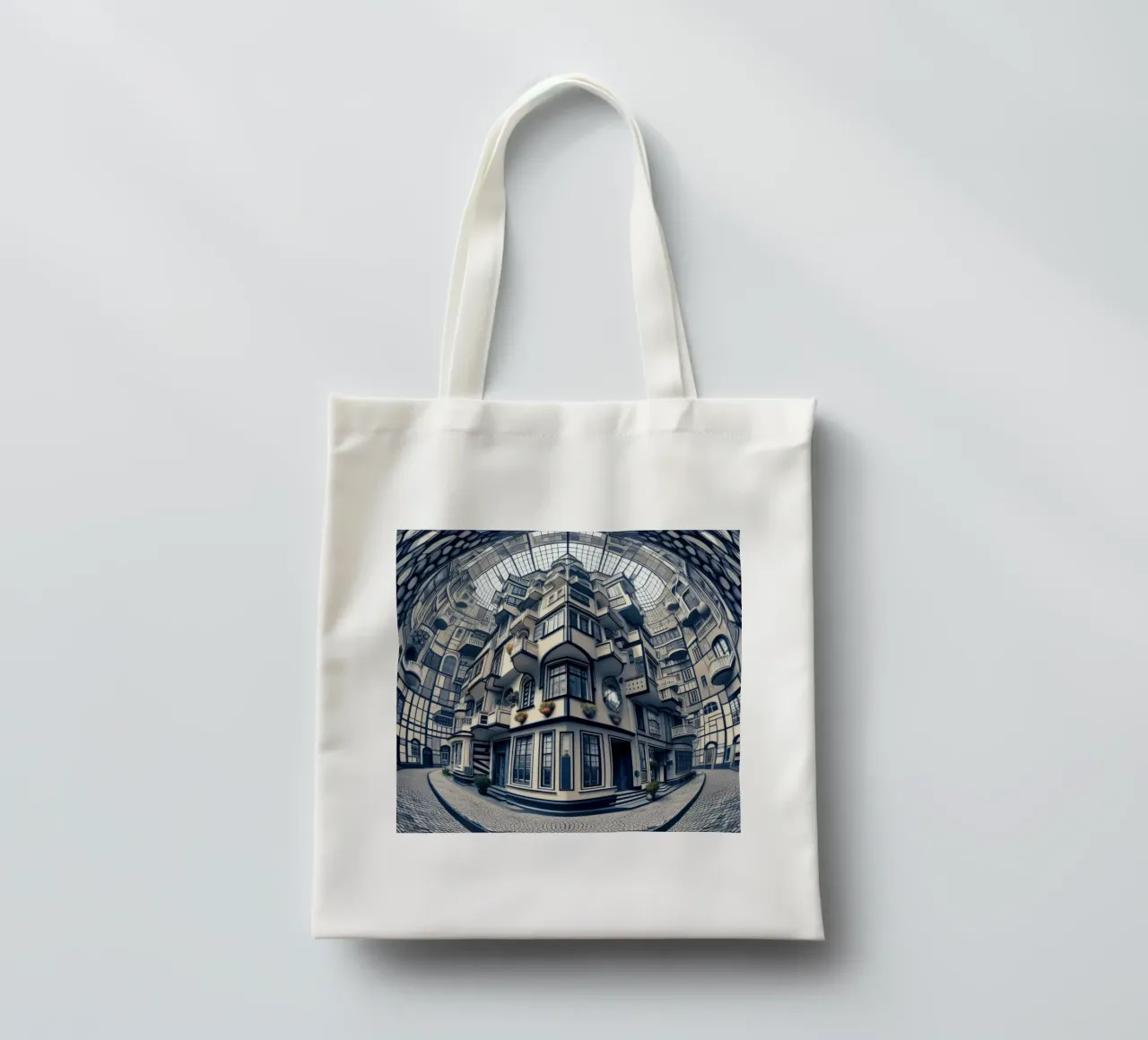 Sphere 006 - Futuristic Atrium With Geometric Architecture tote bag de Spheres