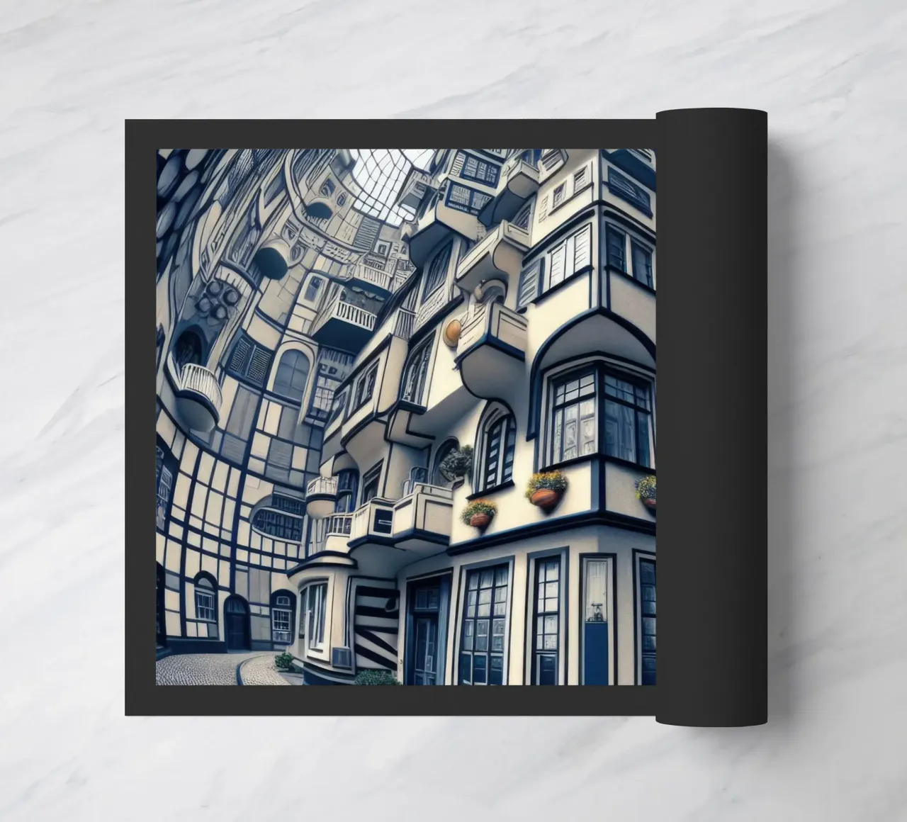 Sphere 006 - Futuristic Atrium With Geometric Architecture zerbino da Spheres