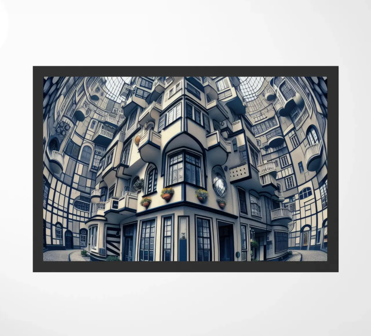 Sphere 006 - Futuristic Atrium With Geometric Architecture zerbino da Spheres