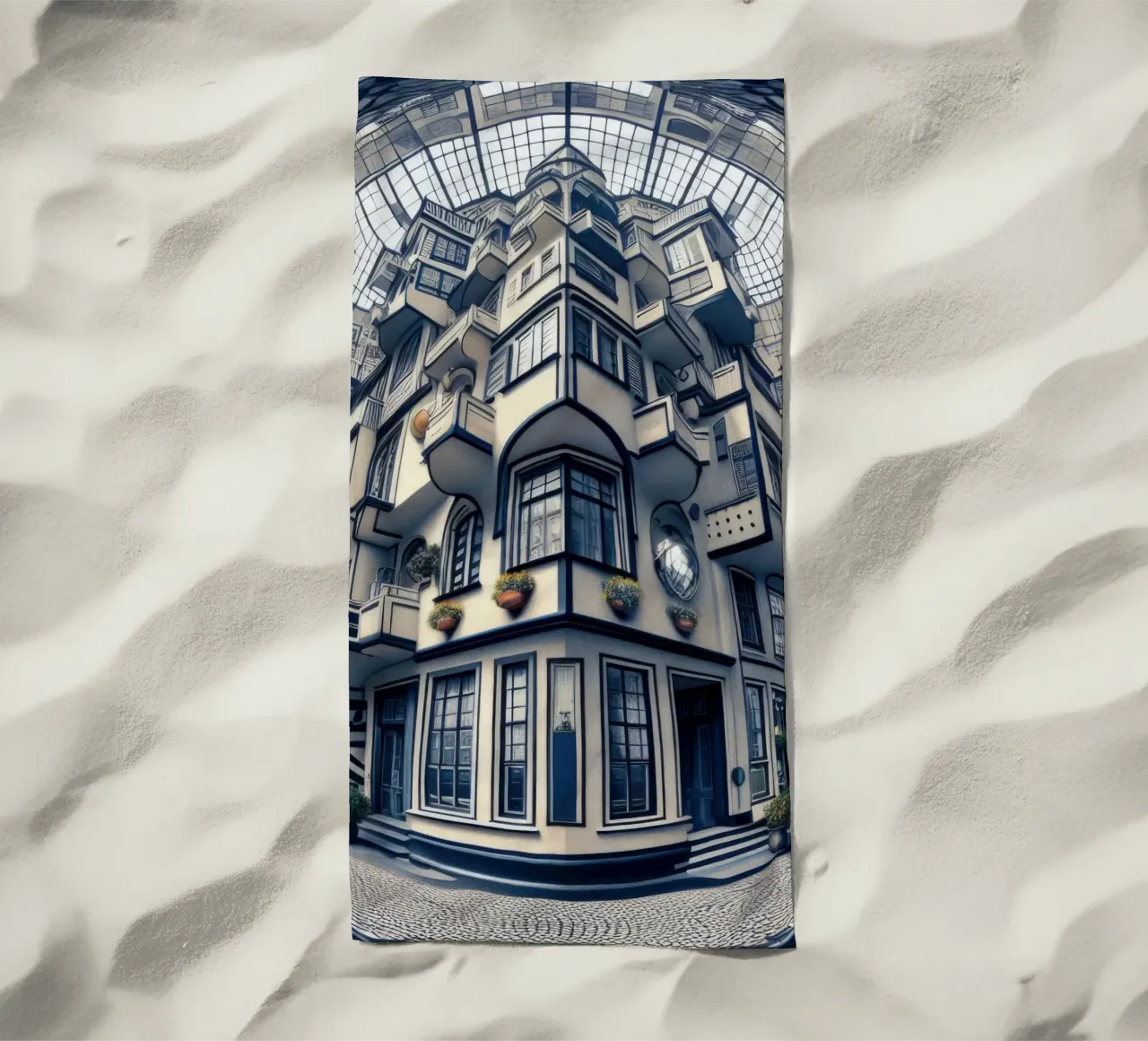 Sphere 006 - Futuristic Atrium With Geometric Architecture telo mare da Spheres