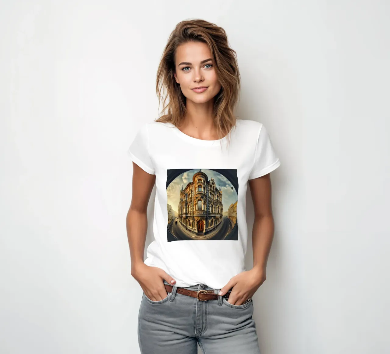 Sphere 005 - Historic Baroque-Style Building t-shirt da donna da Spheres