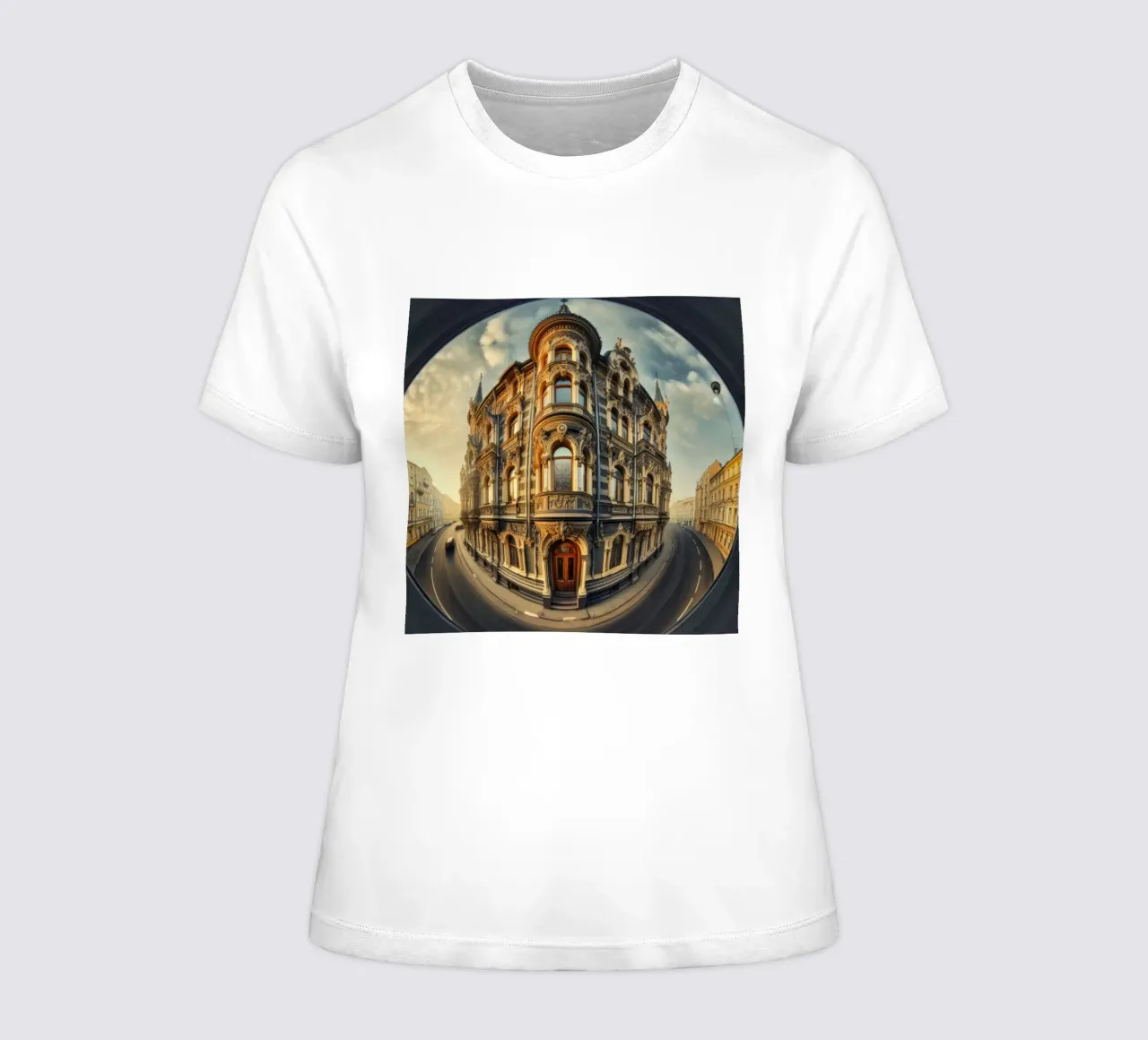 Sphere 005 - Historic Baroque-Style Building t-shirt da donna da Spheres