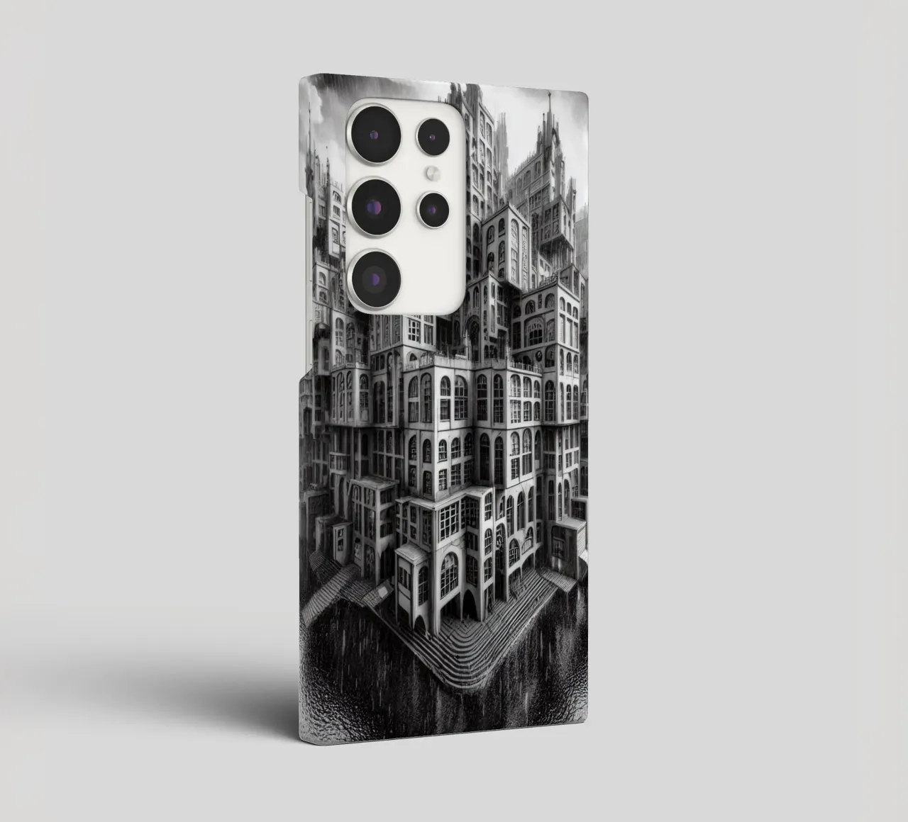 Sphere 009 - Monochromatic Gothic Architecture cover samsung da Spheres