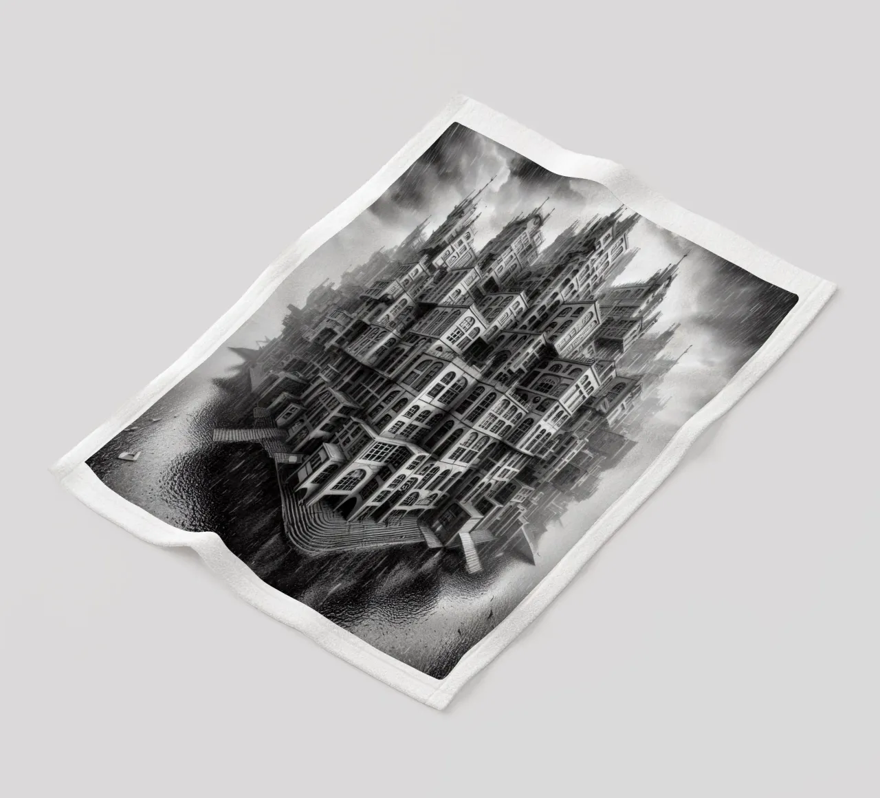Sphere 009 - Monochromatic Gothic Architecture coperta in pile da Spheres