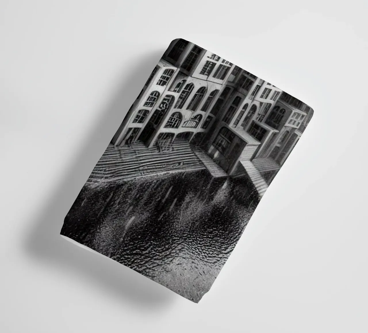 Sphere 009 - Monochromatic Gothic Architecture asciugamano da bagno da Spheres