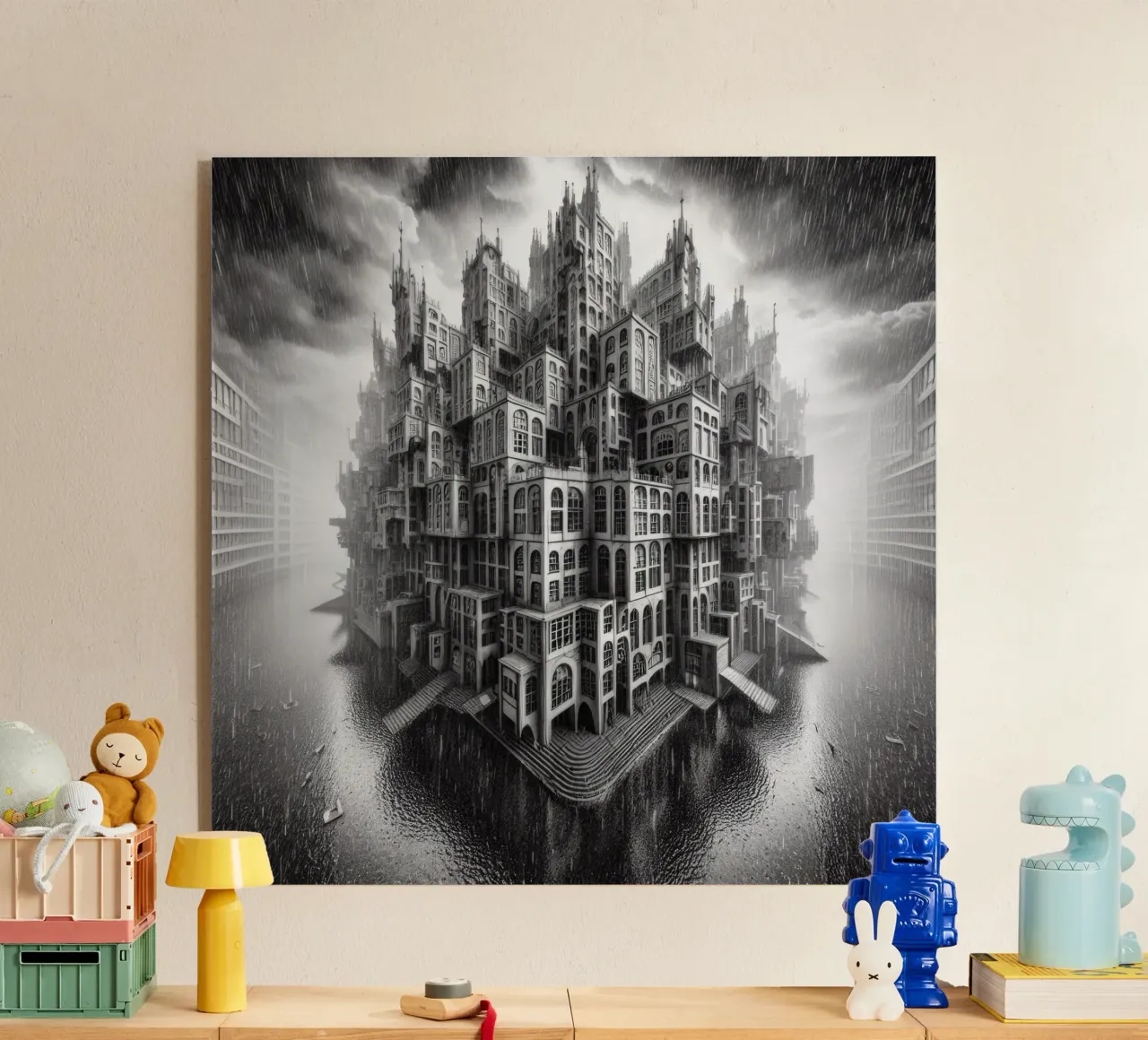 Sphere 009 - Monochromatic Gothic Architecture plexiglass da Spheres