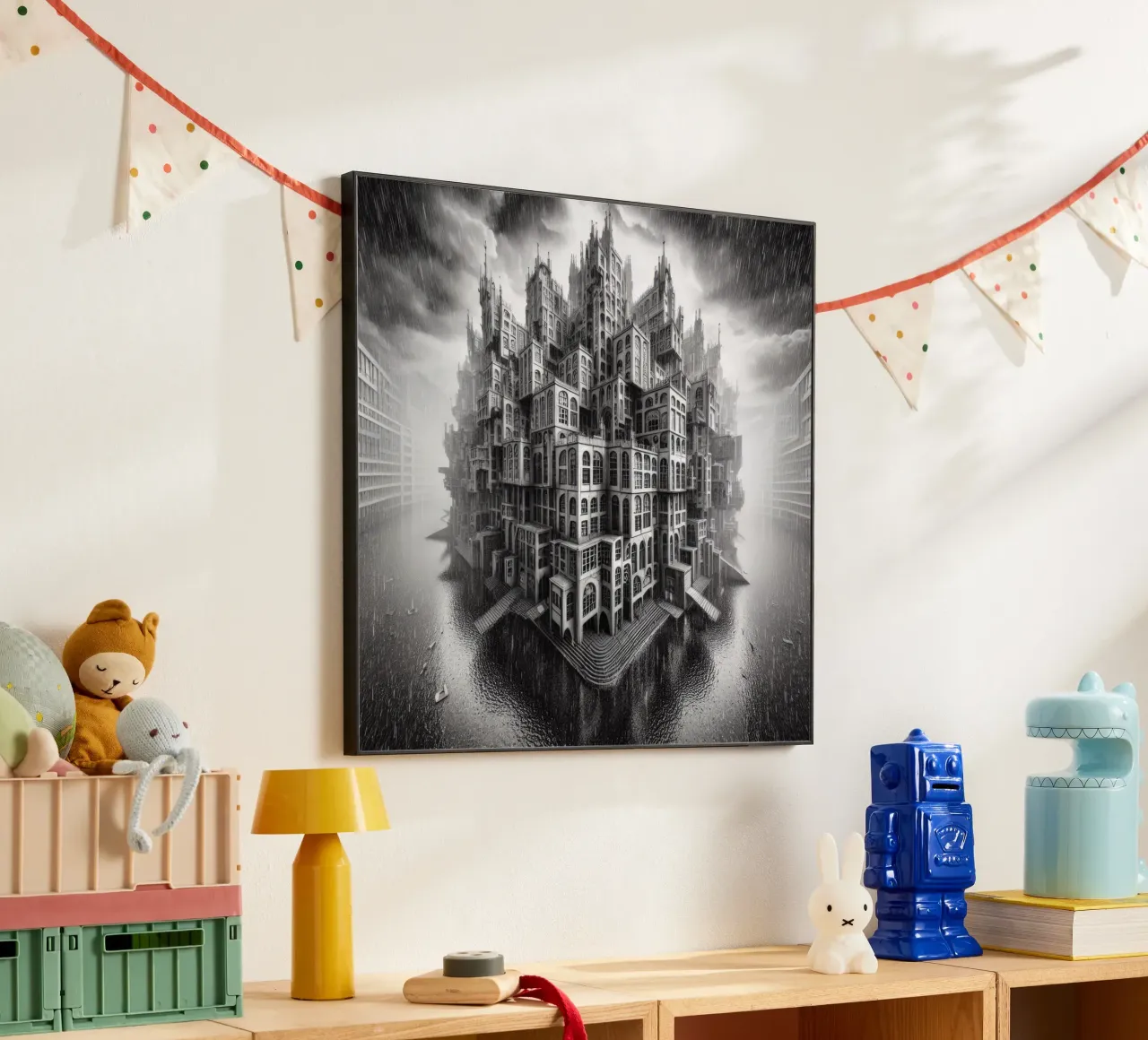 Sphere 009 - Monochromatic Gothic Architecture alluminio dibond da Spheres