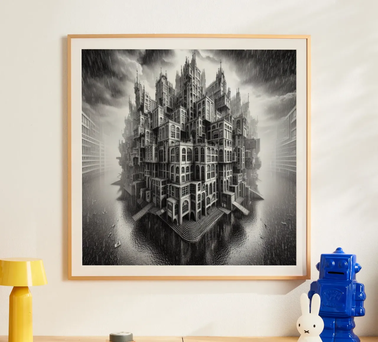 Sphere 009 - Monochromatic Gothic Architecture carta hahnemühle da Spheres