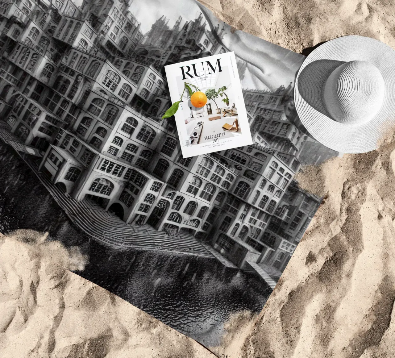 Sphere 009 - Monochromatic Gothic Architecture telo mare da Spheres