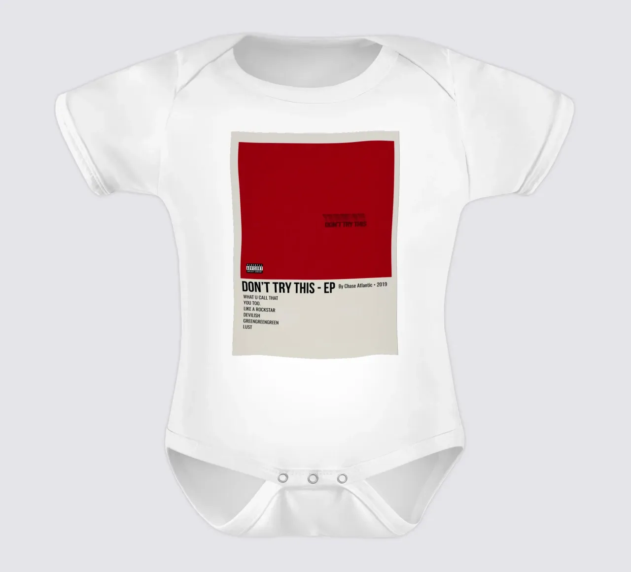 DON'T TRY THIS - EP By Chase Atlantic - 2019 short-sleeve baby romper by SoundStudio