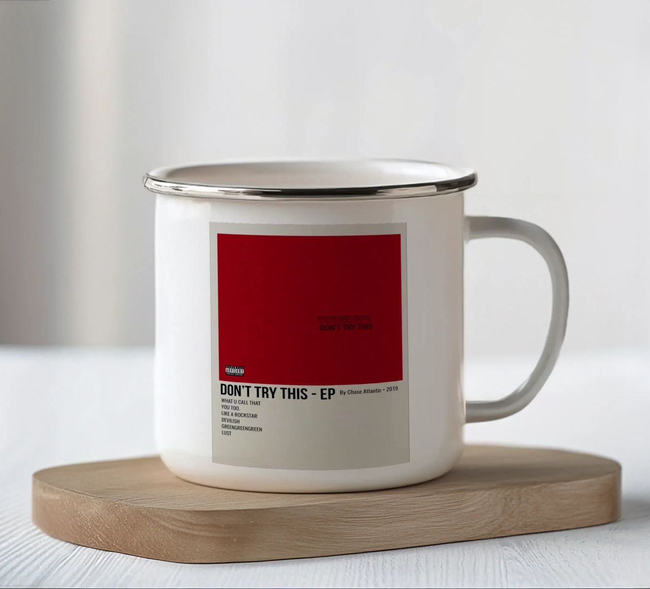 DON'T TRY THIS - EP By Chase Atlantic - 2019 tazza in smalto da SoundStudio