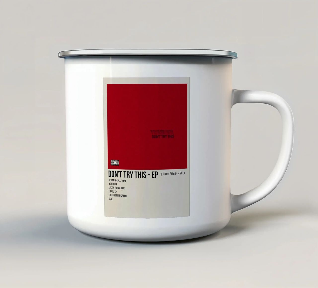 DON'T TRY THIS - EP By Chase Atlantic - 2019 tazza in smalto da SoundStudio