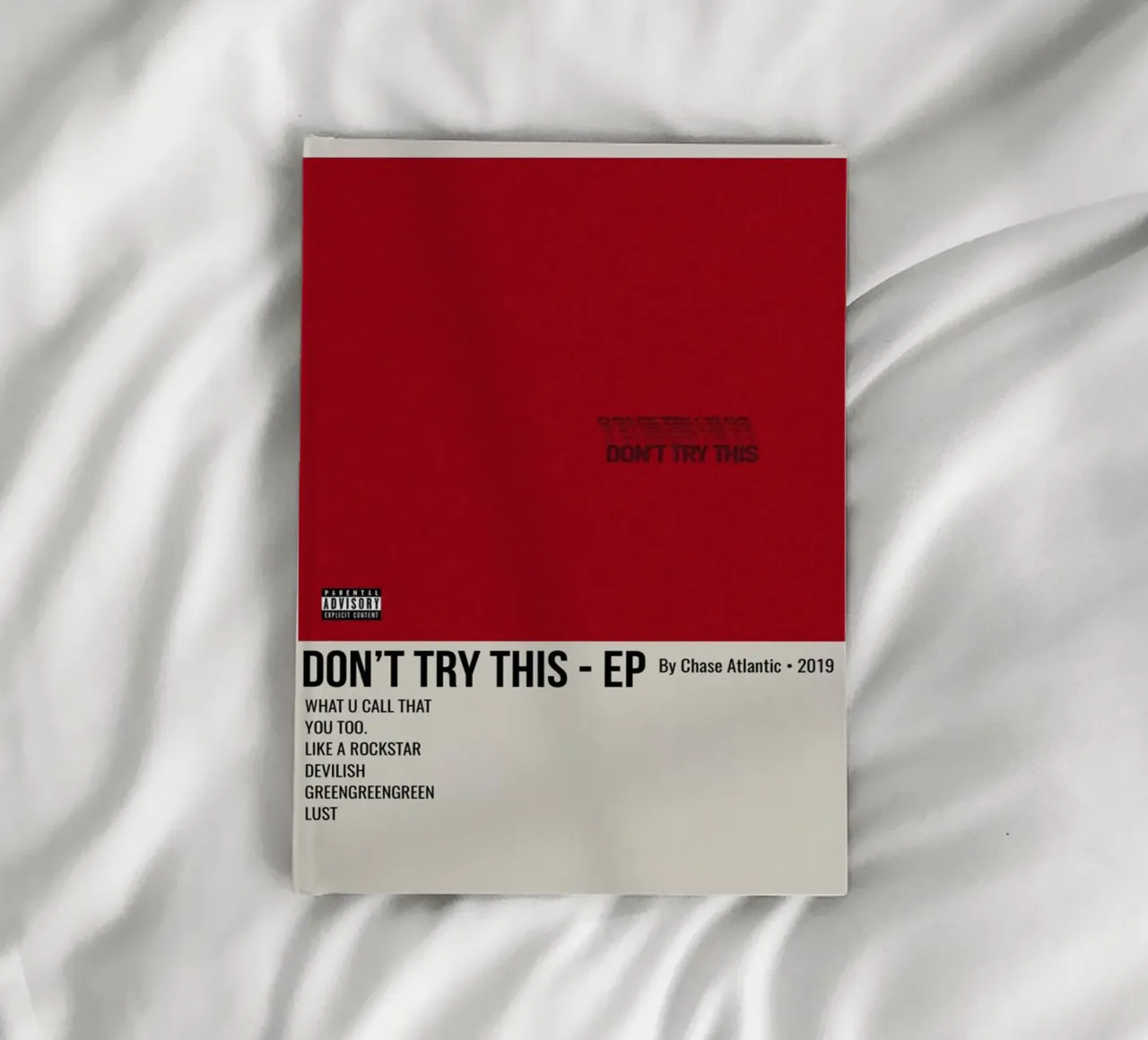 DON'T TRY THIS - EP By Chase Atlantic - 2019 carnet de notes de SoundStudio