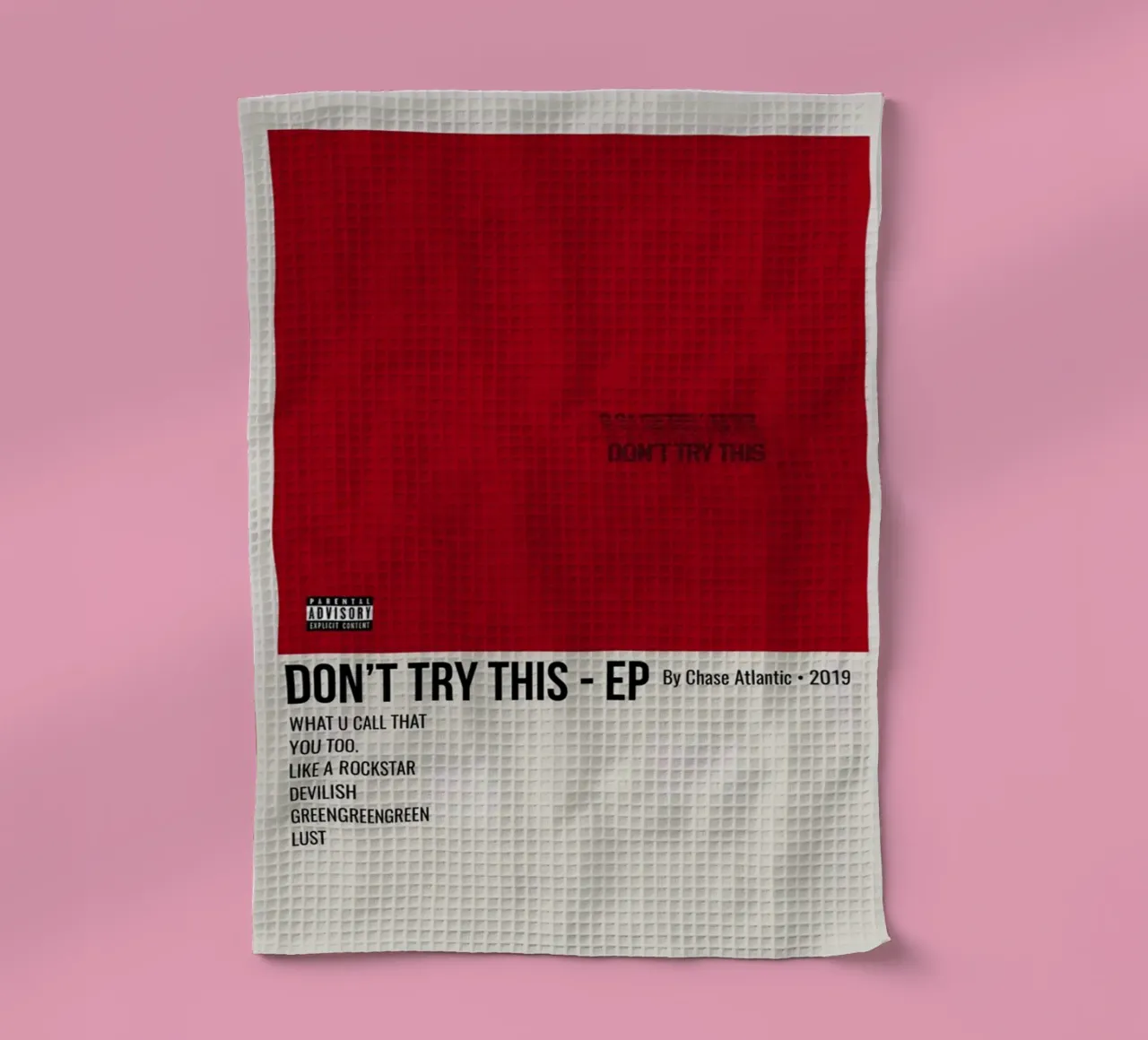 DON'T TRY THIS - EP By Chase Atlantic - 2019 Geschirrtuch von SoundStudio