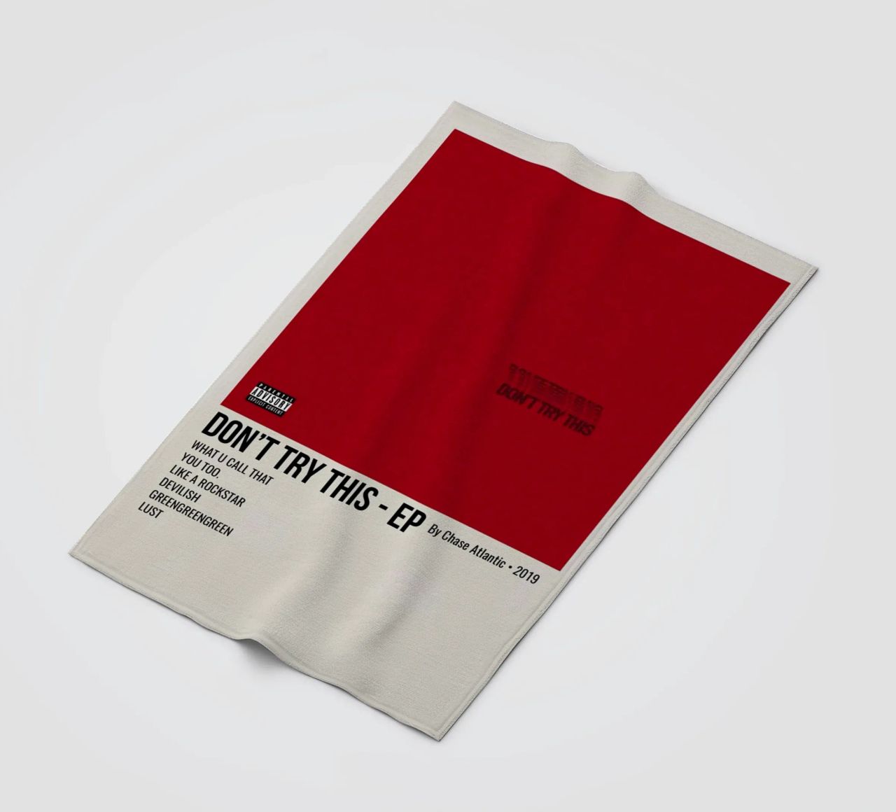 DON'T TRY THIS - EP By Chase Atlantic - 2019 coperta in pile da SoundStudio