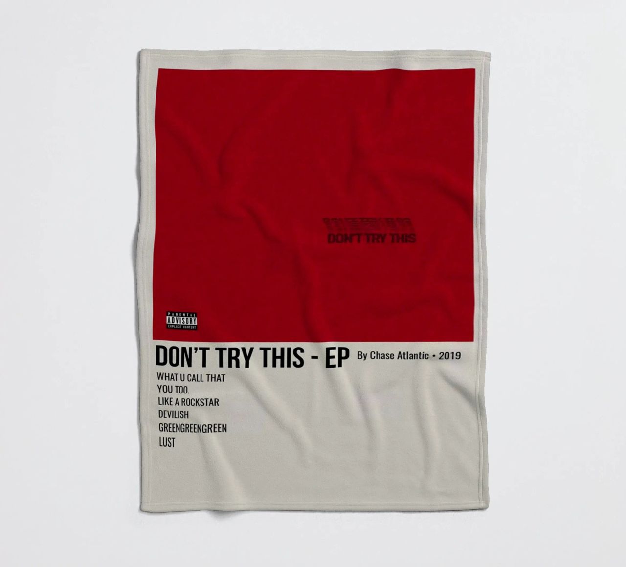 DON'T TRY THIS - EP By Chase Atlantic - 2019 coperta in pile da SoundStudio