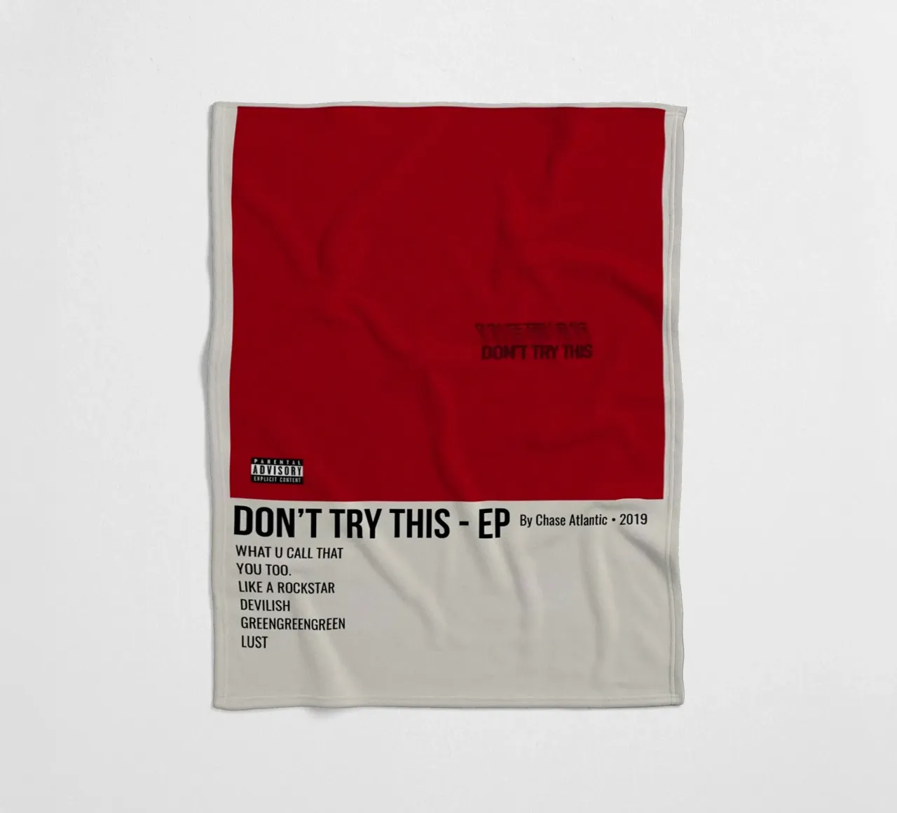 DON'T TRY THIS - EP By Chase Atlantic - 2019 fleecedeken van SoundStudio