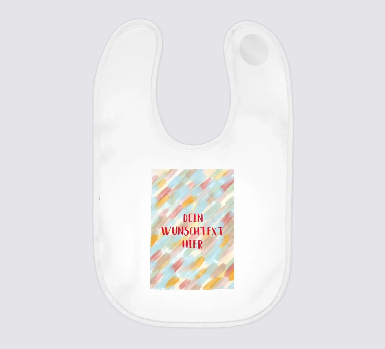 Pastel brush pattern bavaglino da BAINAI