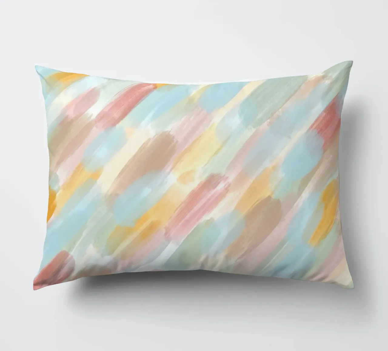 Pastel brush pattern cuscino da BAINAI