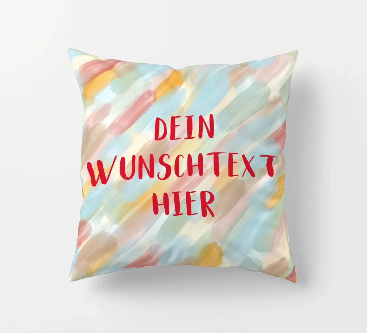 Pastel brush pattern cuscino da BAINAI