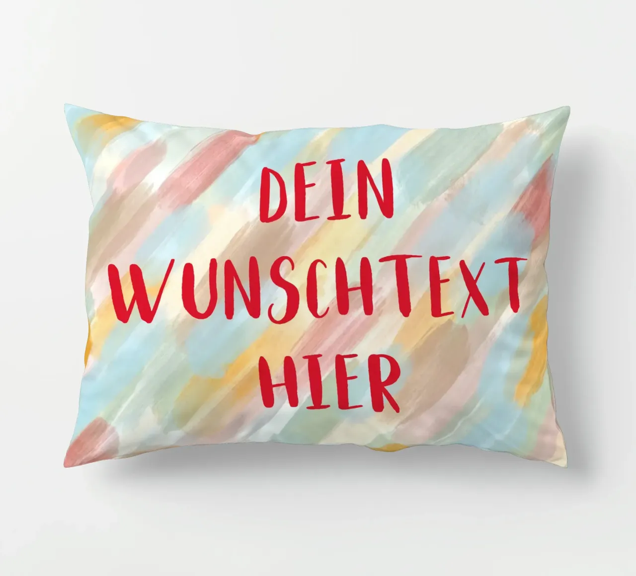 Pastel brush pattern cuscino da BAINAI