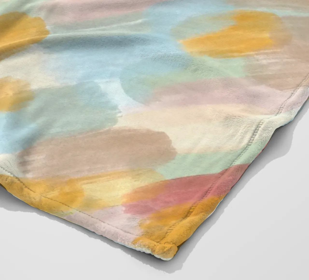 Pastel brush pattern coperta in pile da BAINAI
