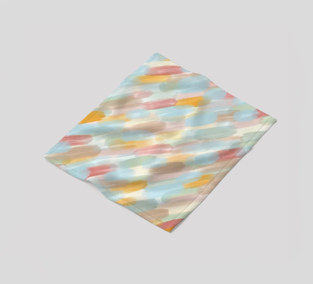Pastel brush pattern coperta in pile da BAINAI