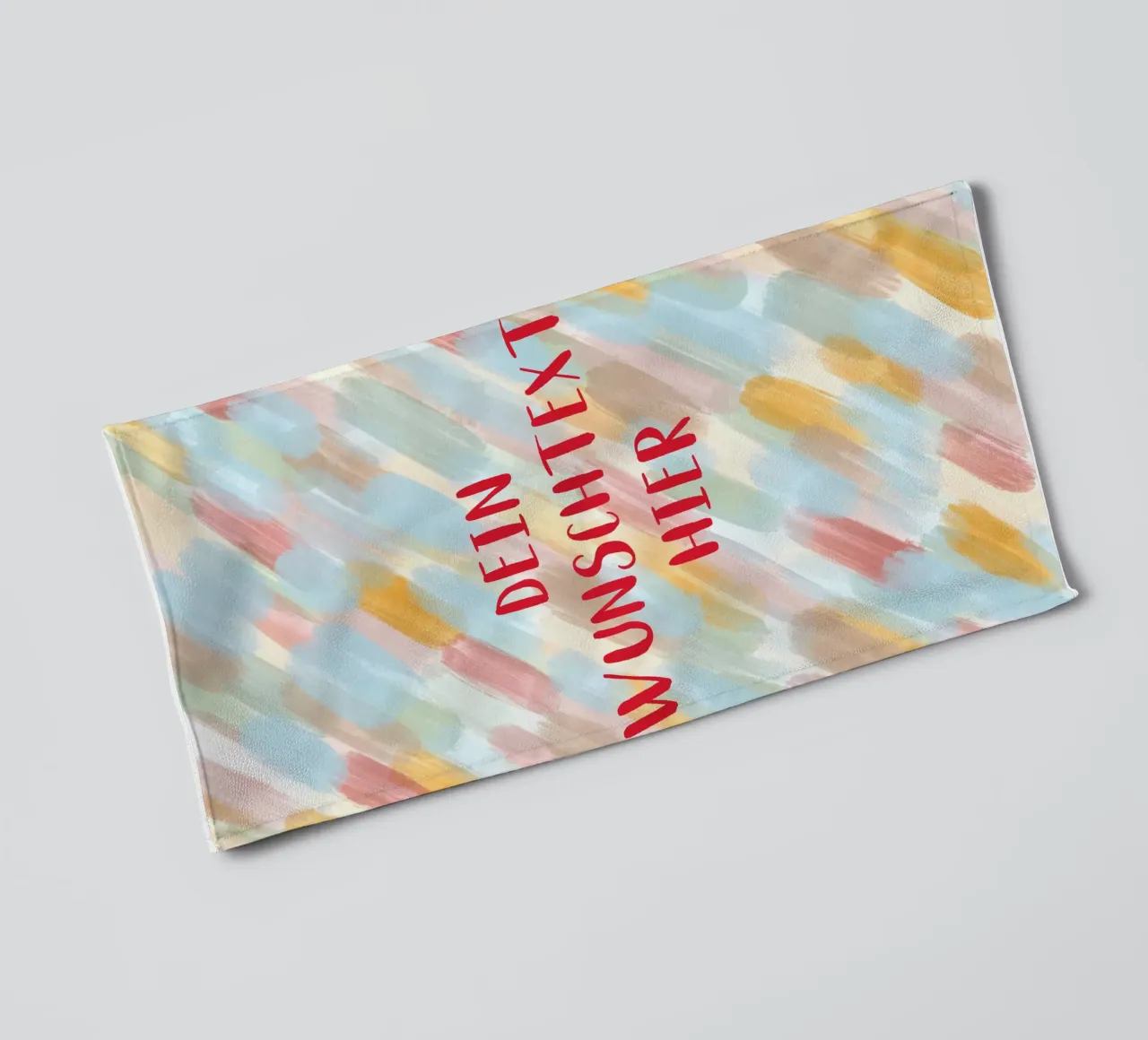 Pastel brush pattern asciugamano da bagno da BAINAI