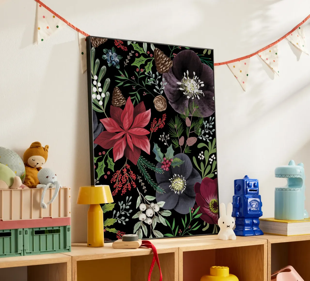 Christmas Maximalist alluminio dibond da anisillustration