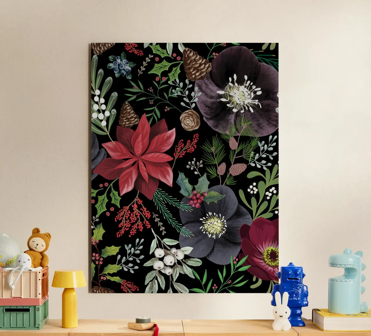 Christmas Maximalist alluminio dibond da anisillustration