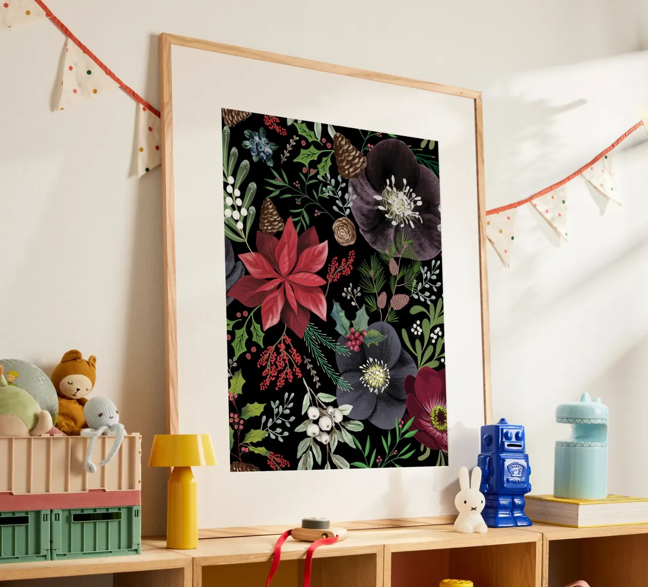 Christmas Maximalist carta hahnemühle da anisillustration