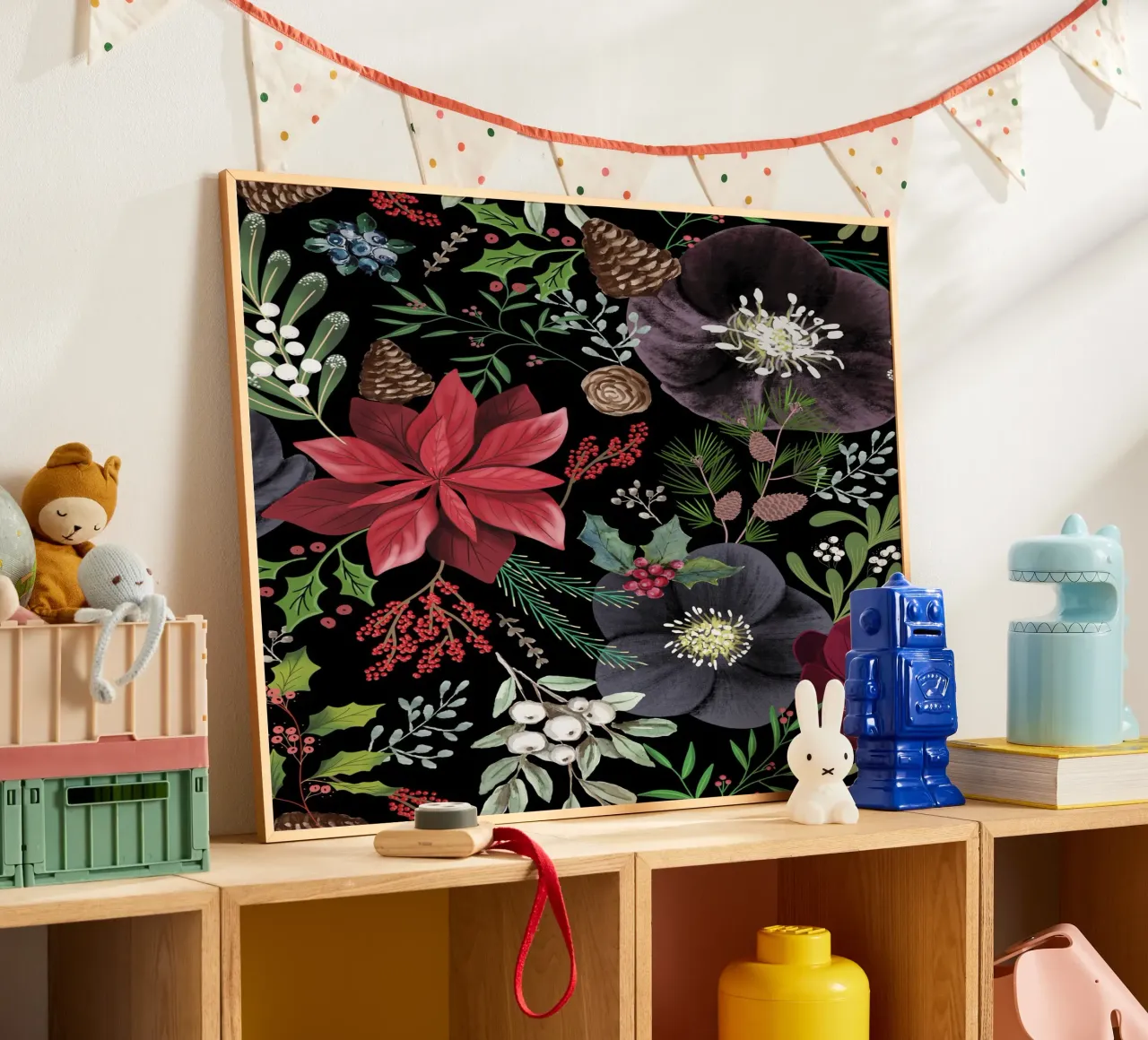Christmas Maximalist carta hahnemühle da anisillustration
