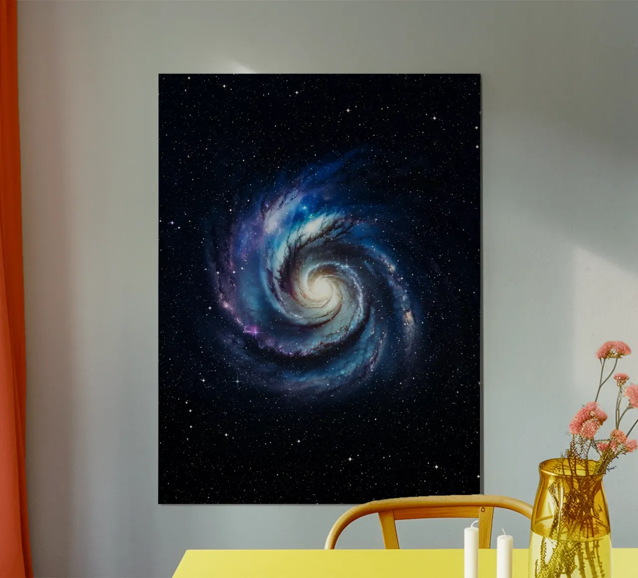 Vortara poster met aluminium frame van Stellar Dream Art