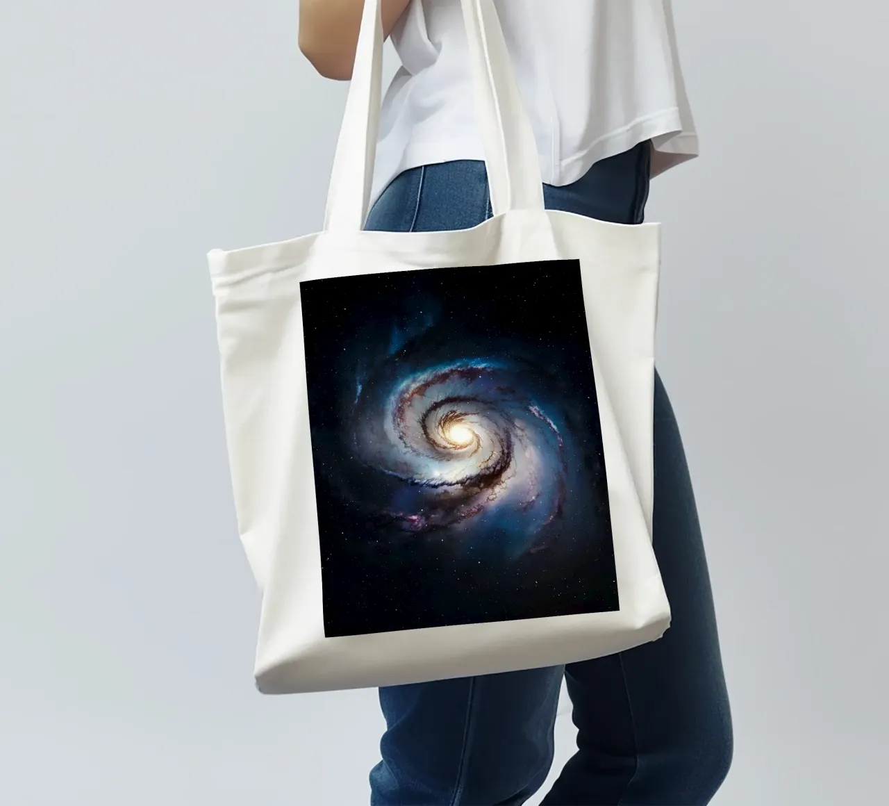 Luminexia borsa in juta da Stellar Dream Art