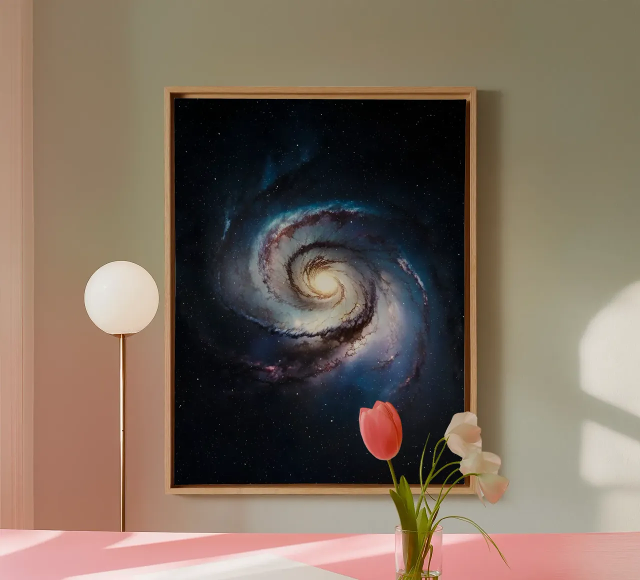 Luminexia tela con Cornice a cassetta da Stellar Dream Art