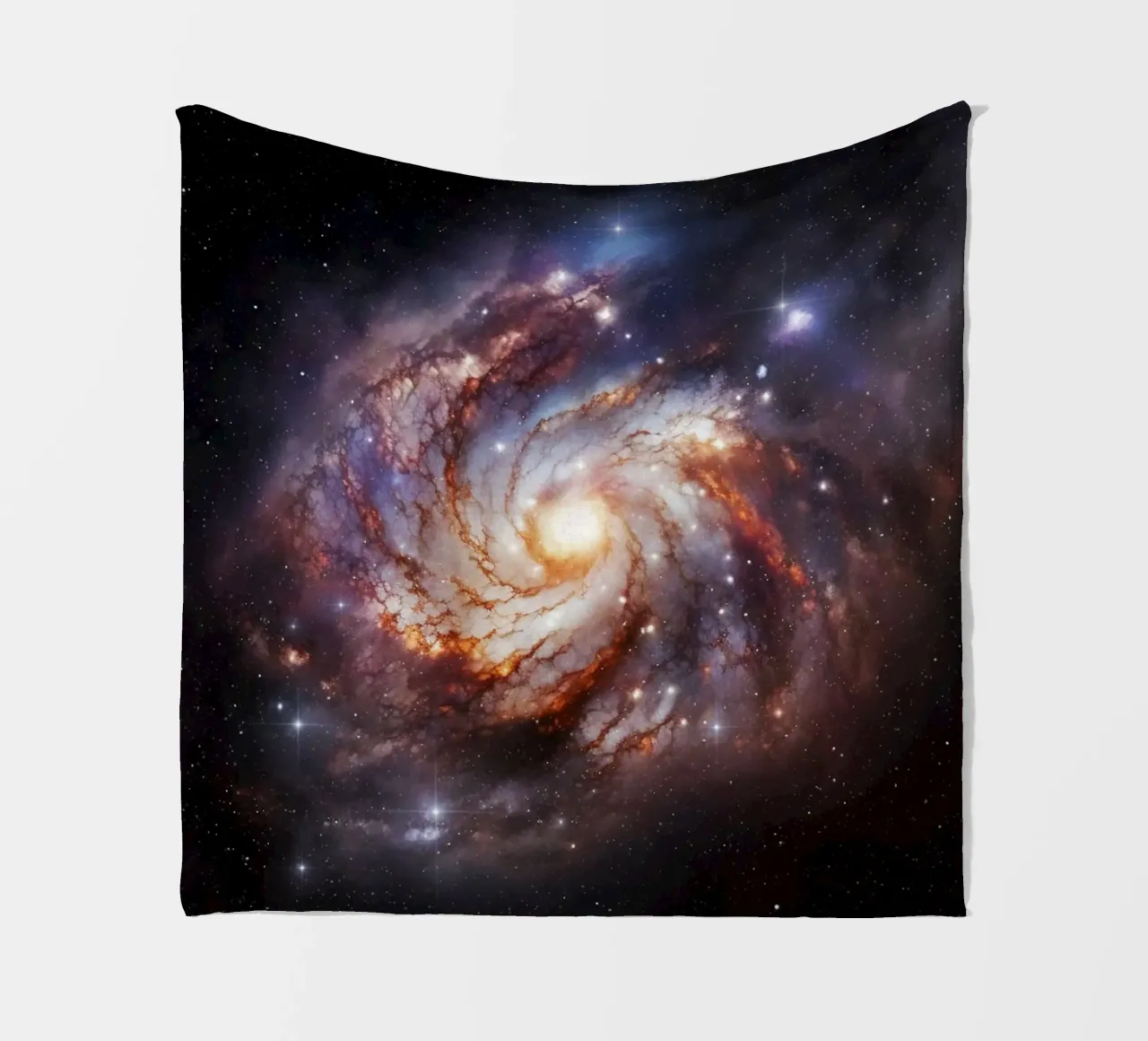 Galaxy Forge Fleecedecke von Stellar Dream Art