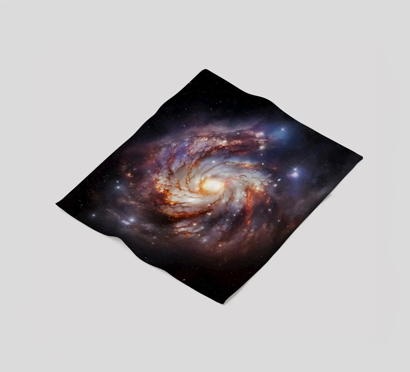 Galaxy Forge Fleecedecke von Stellar Dream Art