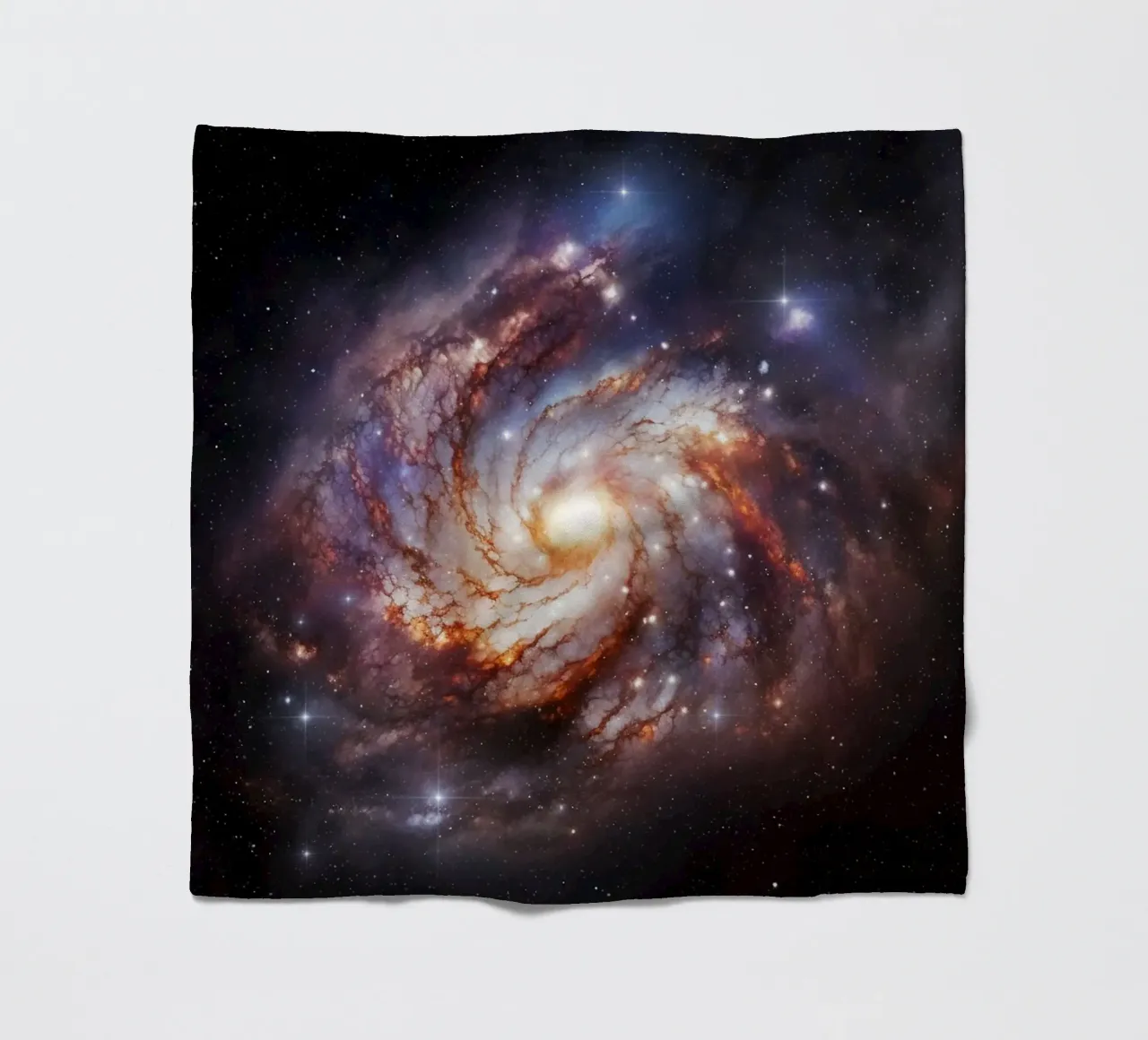 Galaxy Forge Fleecedecke von Stellar Dream Art