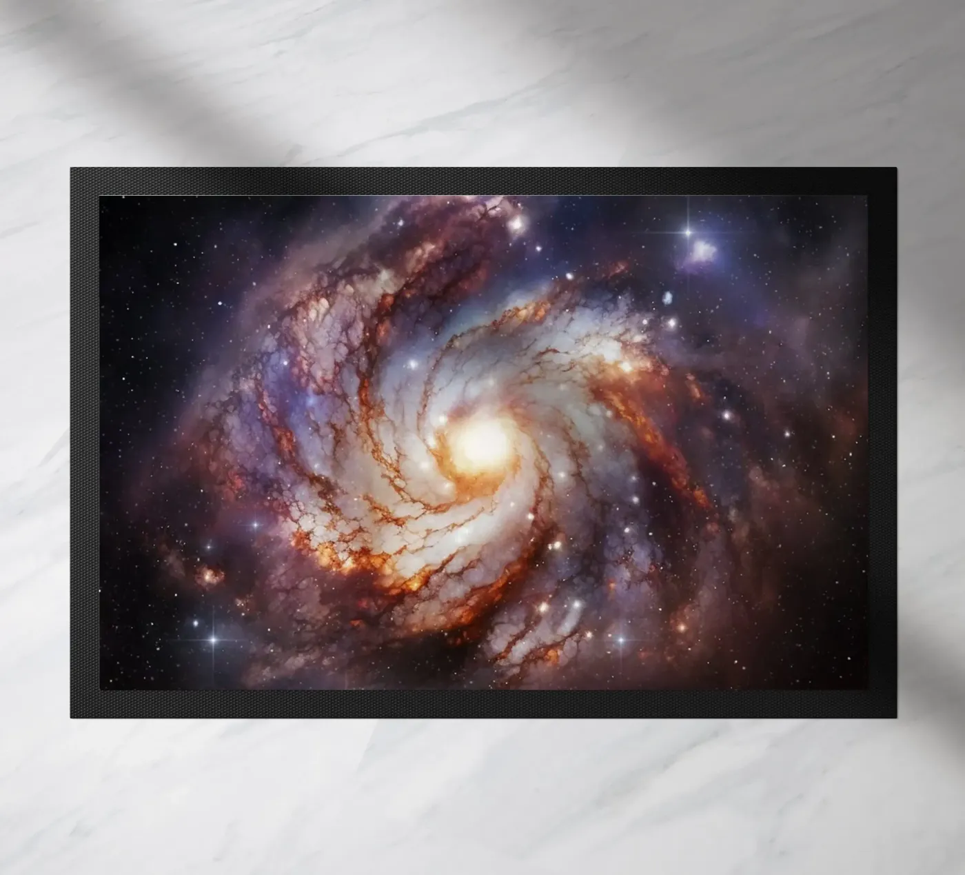 Galaxy Forge doormat by Stellar Dream Art
