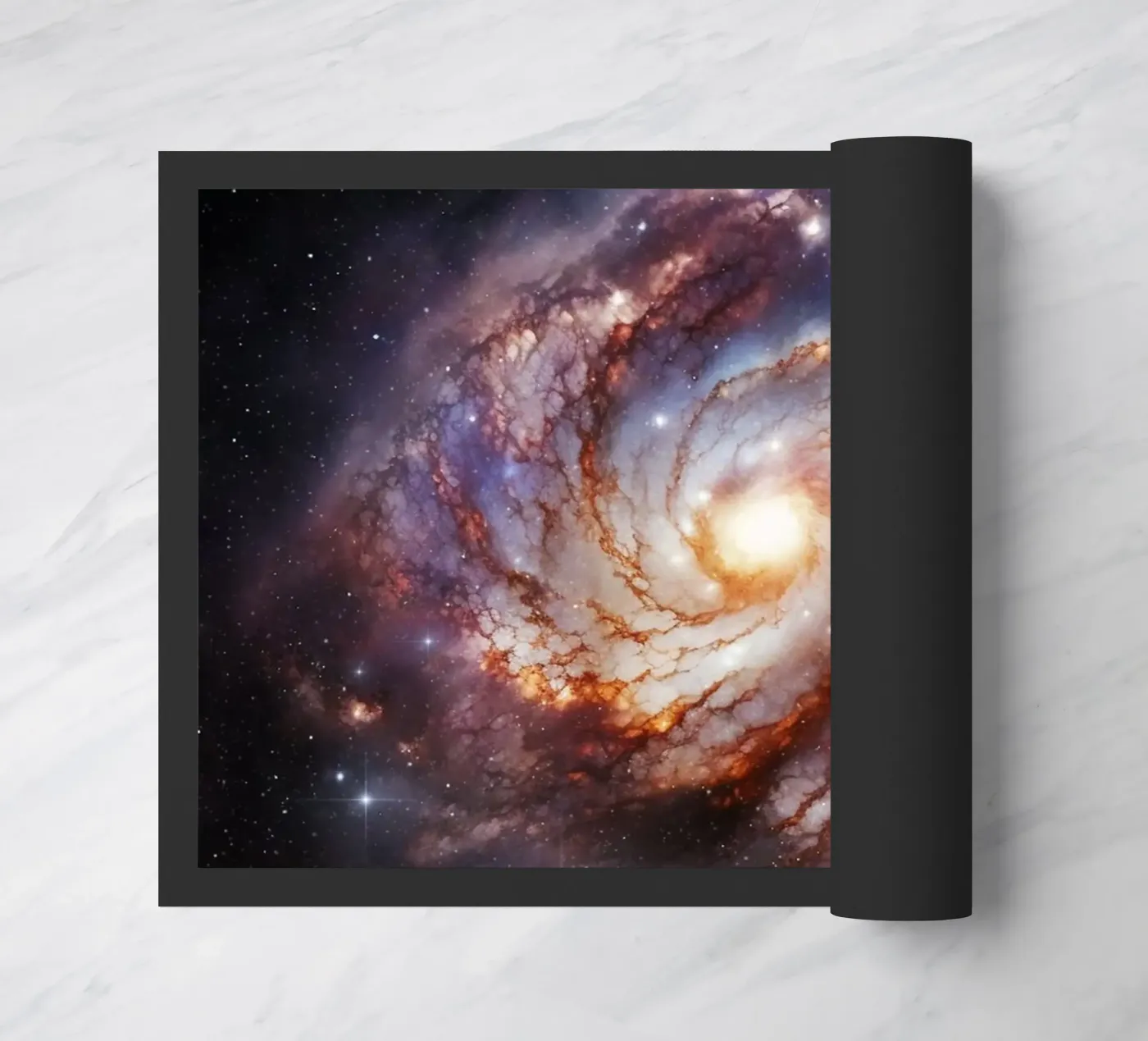 Galaxy Forge doormat by Stellar Dream Art