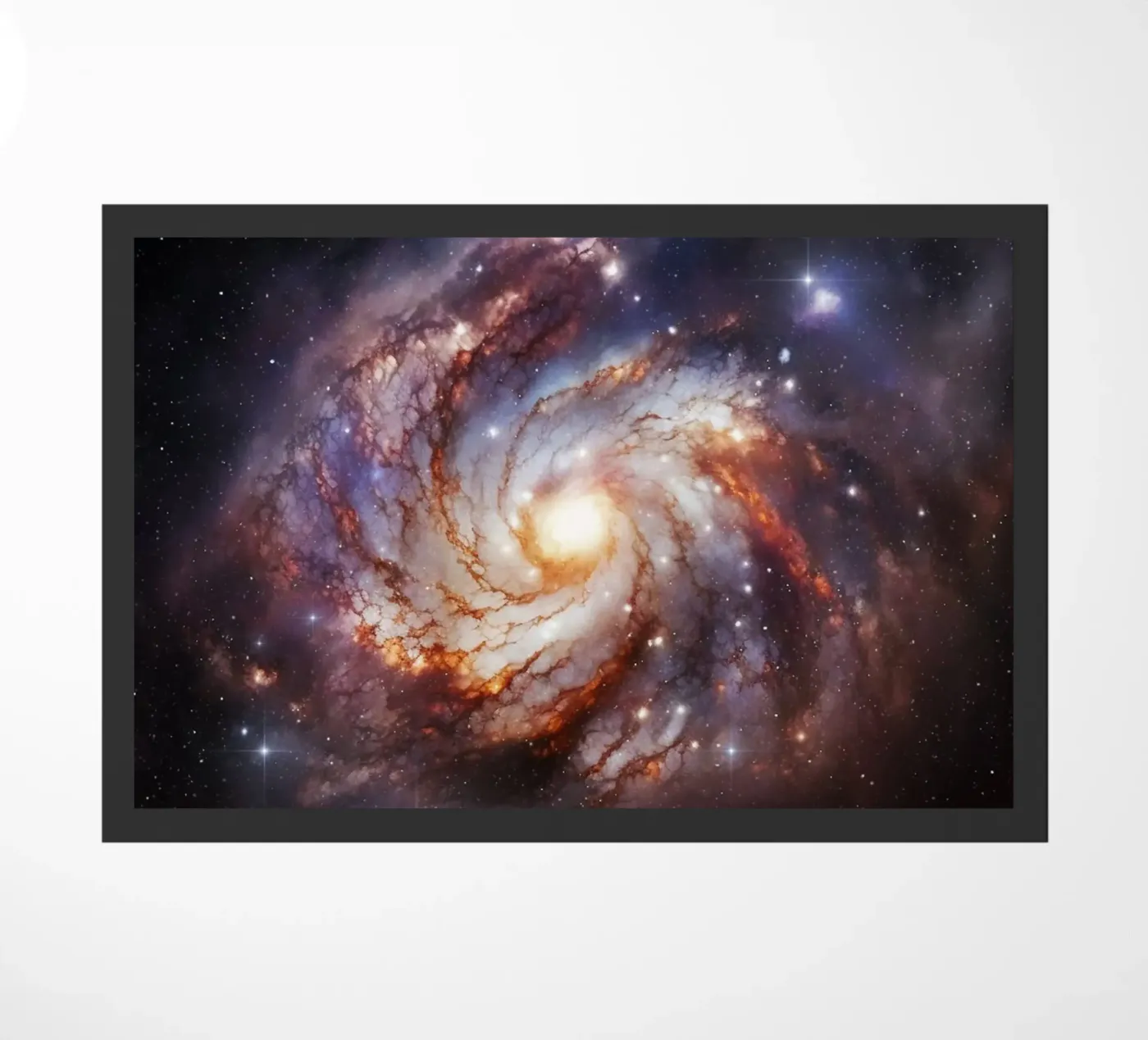 Galaxy Forge doormat by Stellar Dream Art