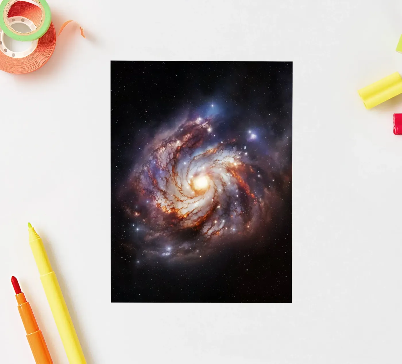 Galaxy Forge sticker van Stellar Dream Art