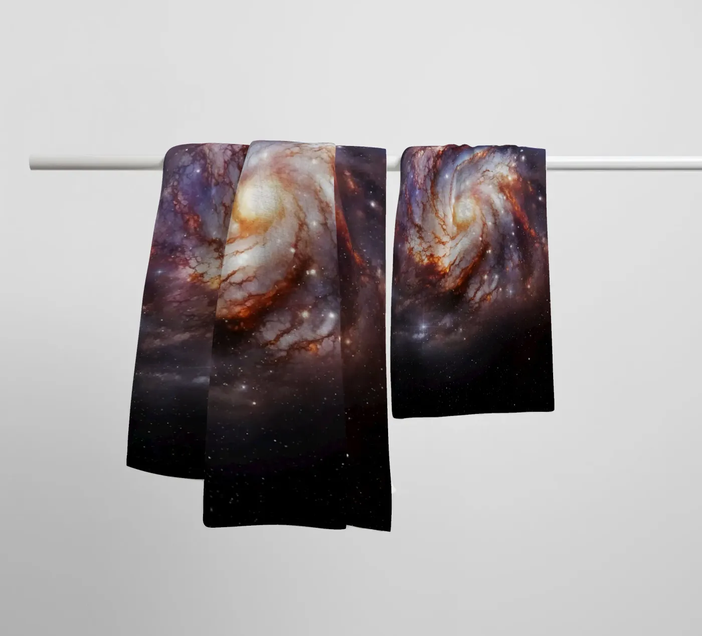 Galaxy Forge towel by Stellar Dream Art