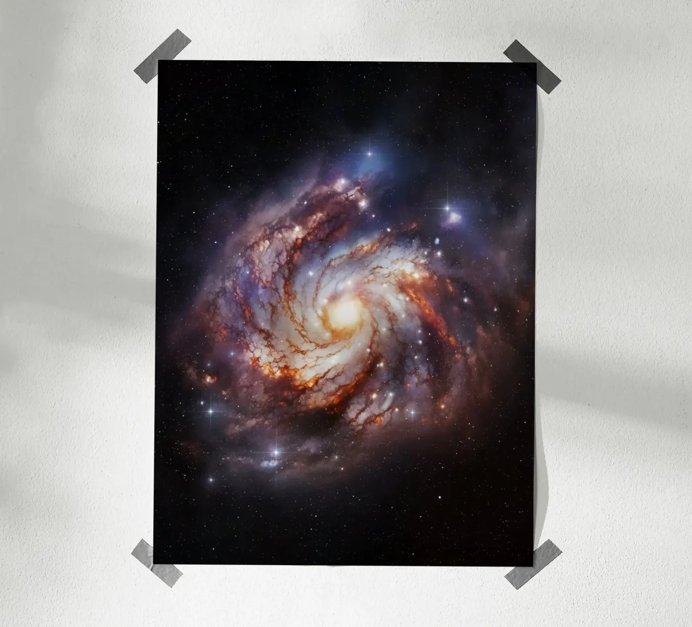 Galaxy Forge poster van Stellar Dream Art