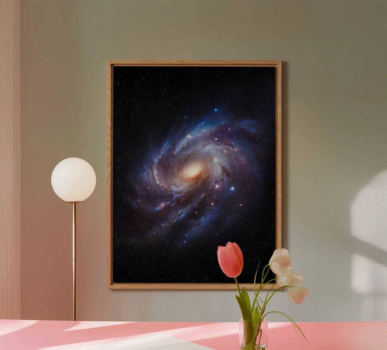 Starlight Spiral aluminium-dibond van Stellar Dream Art
