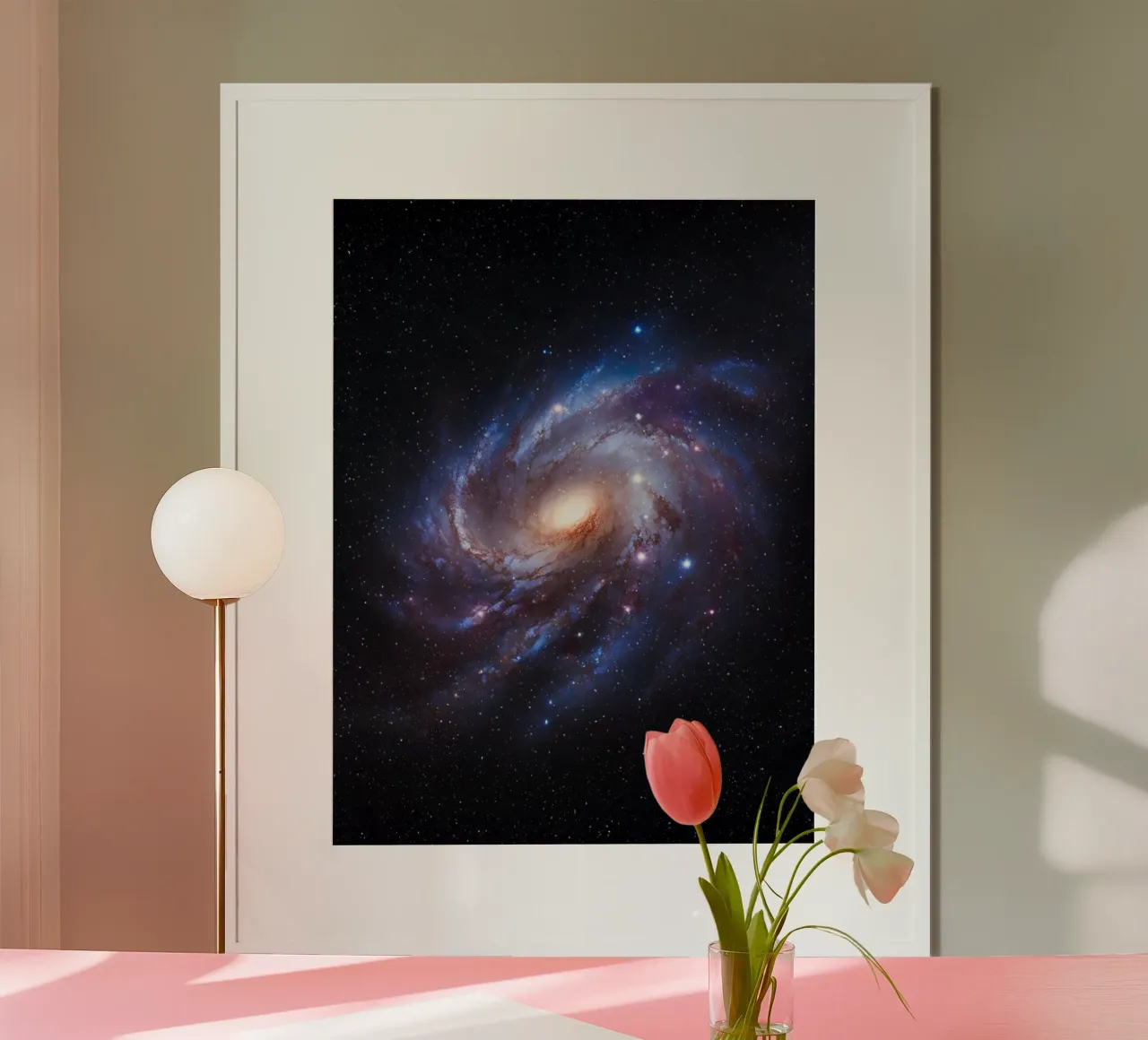 Starlight Spiral poster van Stellar Dream Art