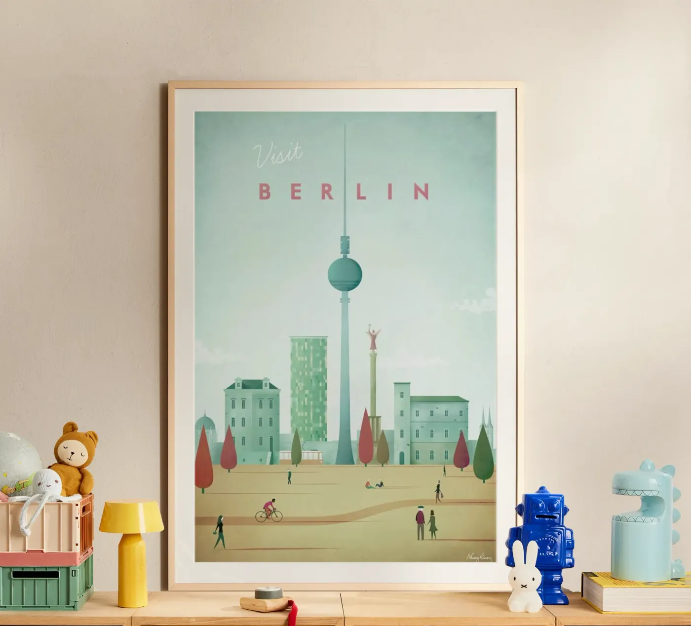 Berlin Poster von Henry Rivers