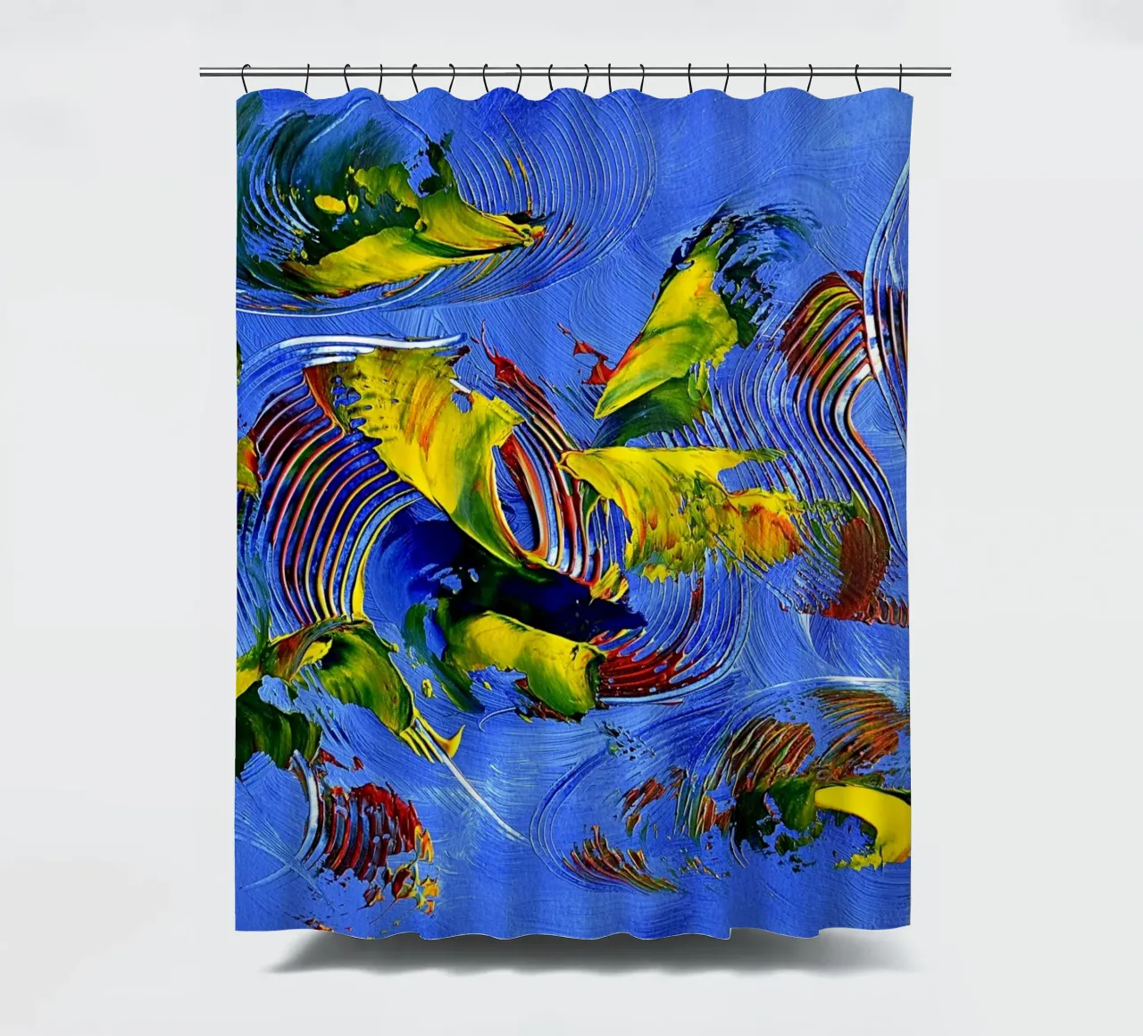 IDEAL GIFT 93 tenda da doccia da Thierry Vobmann Abstract painting