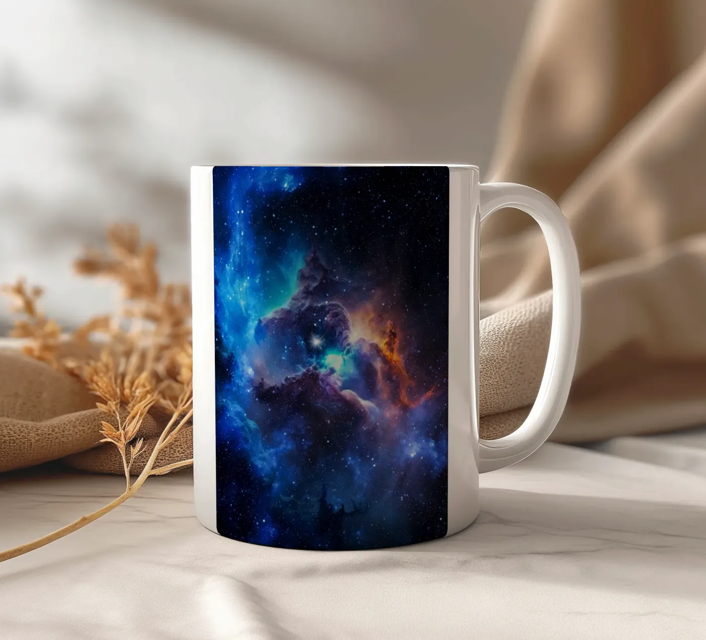 Celestara ceramic mug by Stellar Dream Art